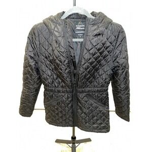 Elements Athleisure Black Quilted Puffer Jacket Women's Size S Lightweight